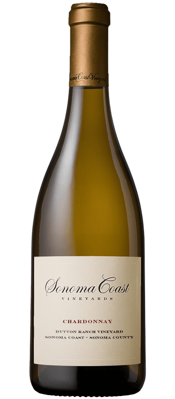 sonoma coast vineyards chardonnay dutton ranch bottle shot